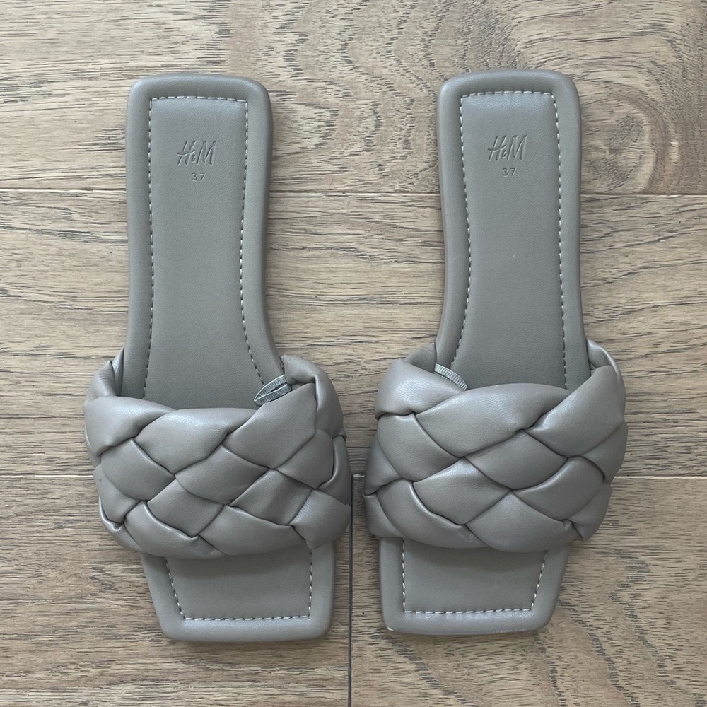 H&M Braided Sandal Slide
